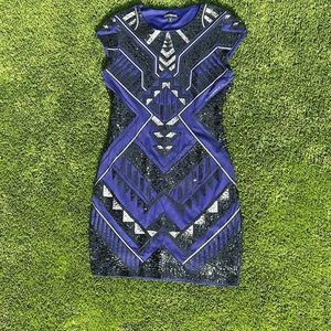 Express Sequin Bodycon Mini Dress